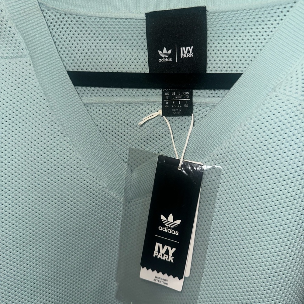 IVY PARK x ADIDAS DRIP 2 KNIT JERSEY CROP TOP - Picture 5 of 6